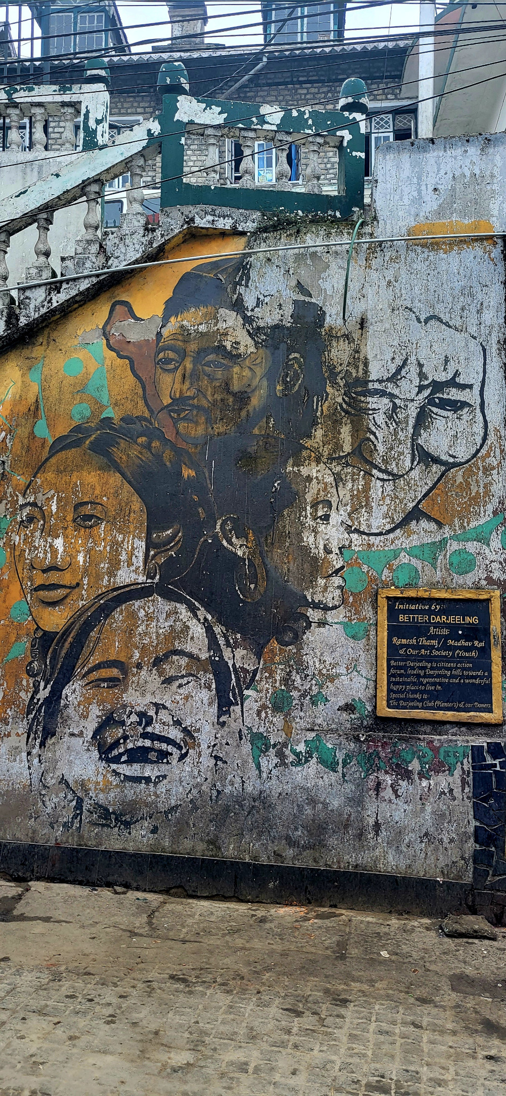 Visages d'habitants du Darjeeling